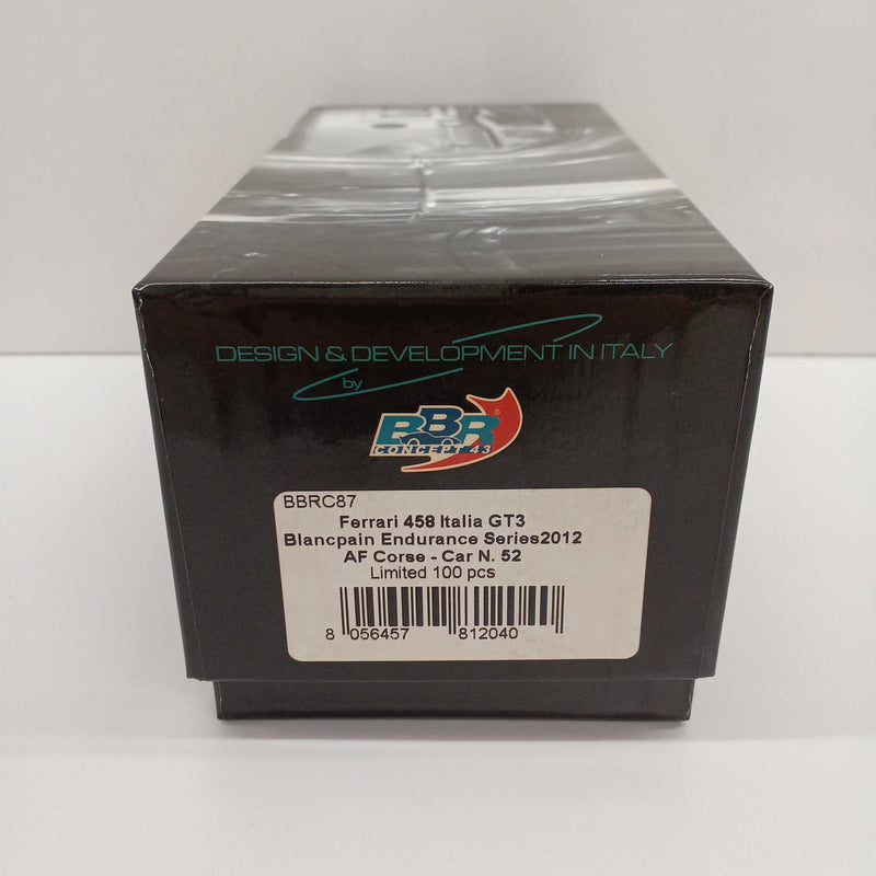 Cargue la imagen en el visor de la galería, BBR FERRARI 458 ITALY GT3 2012 1/43 Scale– Used