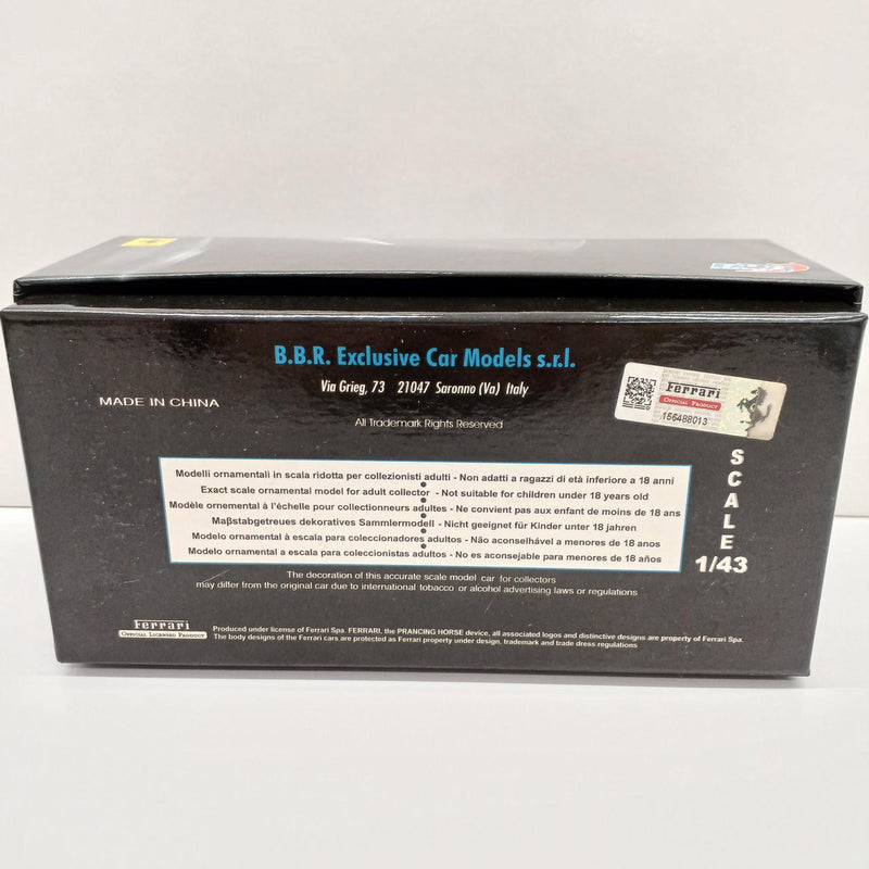 Cargue la imagen en el visor de la galería, BBR FERRARI 458 ITALY GT3 2012 1/43 Scale– Used