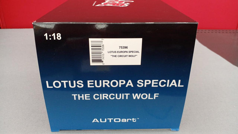 Load image into Gallery viewer, AUTOart Lotus Europa Special "Circuit Wolf" 1/18 Scale Model Car– Used