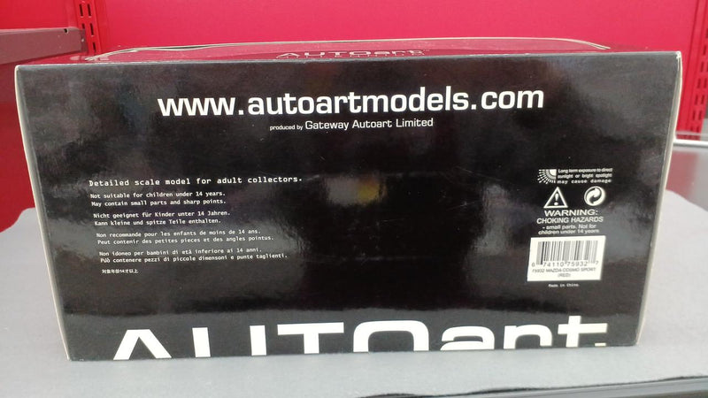 Load image into Gallery viewer, AUTOART MILLENNIUM MAZDA COSMO SPORT Silver 1/18 Scale Car– Used