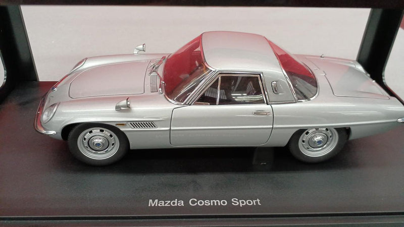 Load image into Gallery viewer, AUTOART MILLENNIUM MAZDA COSMO SPORT Silver 1/18 Scale Car– Used