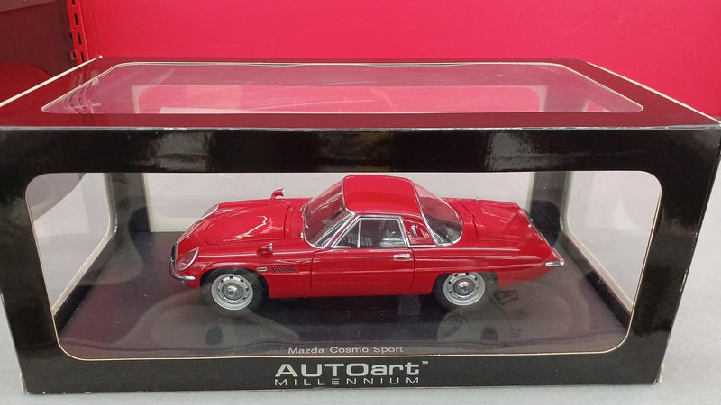 Load image into Gallery viewer, AUTOART MILLENNIUM MAZDA COSMO SPORT Red 1/18 Scale Car– Used