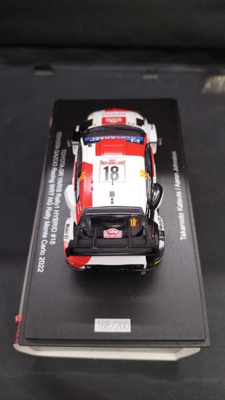 Laden Sie das Bild in Galerie -Viewer, SPARK Monte Carlo Rally 2022 Toyota GR Yaris 1/43 Scale Car– Used