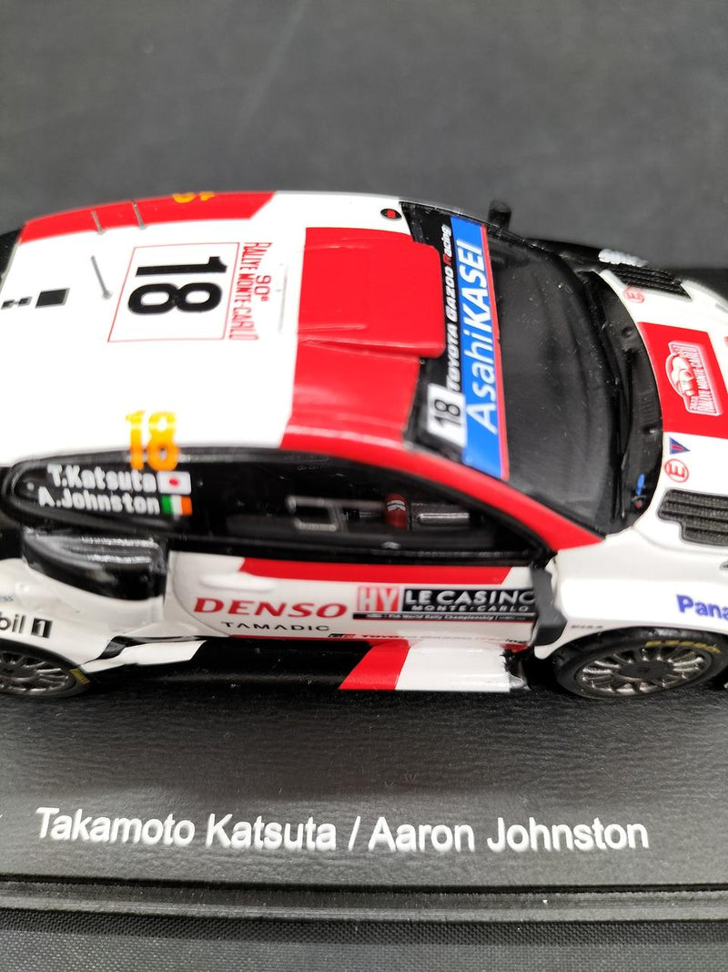 Laden Sie das Bild in Galerie -Viewer, SPARK Monte Carlo Rally 2022 Toyota GR Yaris 1/43 Scale Car– Used