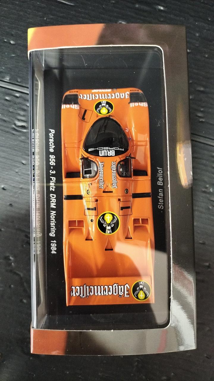 Laden Sie das Bild in Galerie -Viewer, SPARK Porsche 956 #3 PLATZ DRM NORISRING 1/43 Scale Car– Used