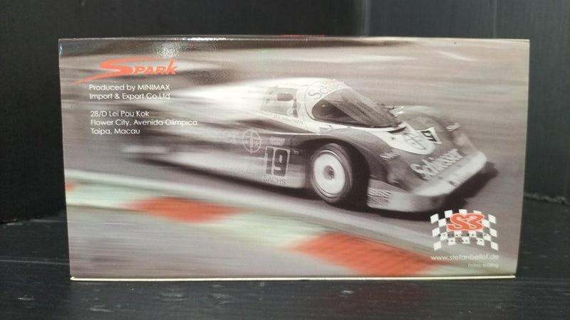Laden Sie das Bild in Galerie -Viewer, SPARK Porsche 956 #1 PLATZ DRM NORISRING 1/43 Scale Car– Used
