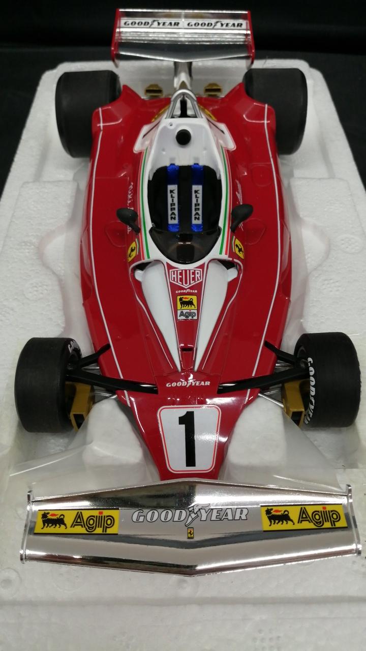 Cargue la imagen en el visor de la galería, HOT WHEELS 312 T2 MONACO GP 1976 1/18 Scale Diecast Car– Used