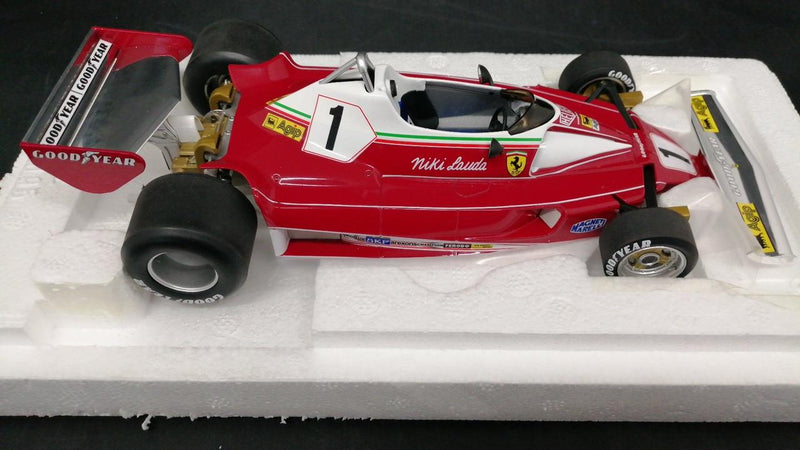 Cargue la imagen en el visor de la galería, HOT WHEELS 312 T2 MONACO GP 1976 1/18 Scale Diecast Car– Used