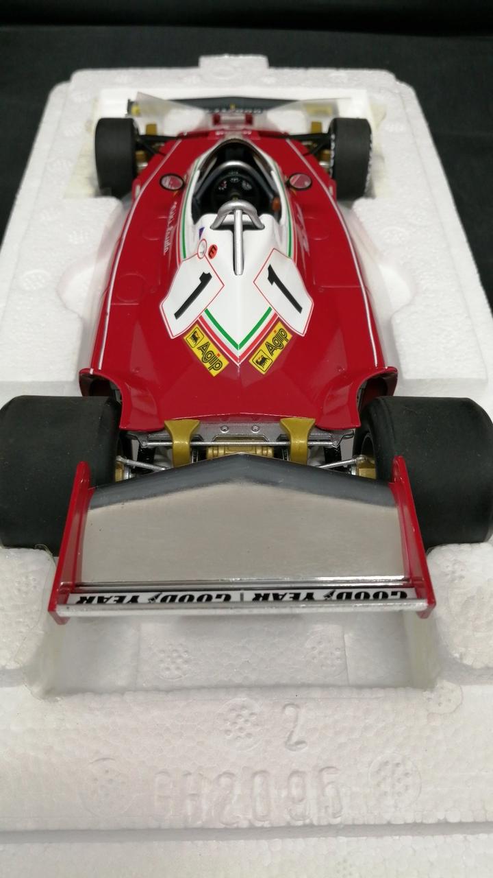 Cargue la imagen en el visor de la galería, HOT WHEELS 312 T2 MONACO GP 1976 1/18 Scale Diecast Car– Used