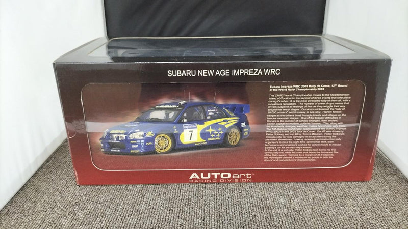 Load image into Gallery viewer, AUTOart SUBARU NEW AGE IMPREZA WRC 2003 1/18 Scale Car– Used
