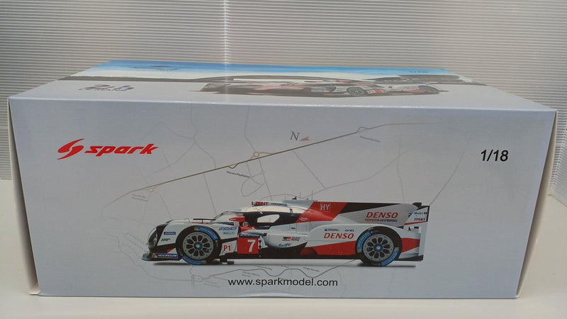 Laden Sie das Bild in Galerie -Viewer, SPARK 1/18 Toyota TS050 Scale Model Car– Used