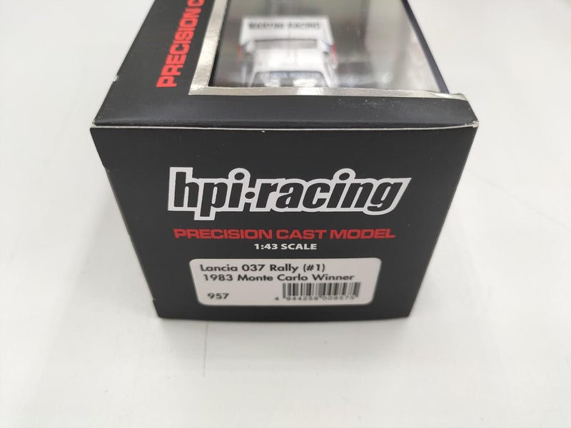 Chargez l'image dans la visionneuse de la galerie, hpi-racing LANCIA 037 RALLY #1 1983 1/43 Scale Diecast Car– Used
