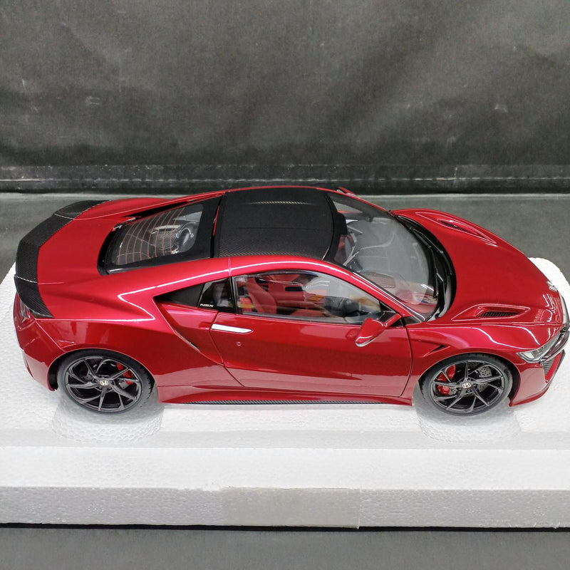 Laden Sie das Bild in Galerie -Viewer, AUTOart 1/18 HONDA NSX (NC1) PEARL RED Scale Model Car– Used