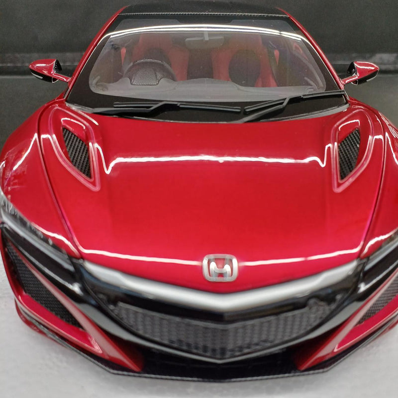Laden Sie das Bild in Galerie -Viewer, AUTOart 1/18 HONDA NSX (NC1) PEARL RED Scale Model Car– Used