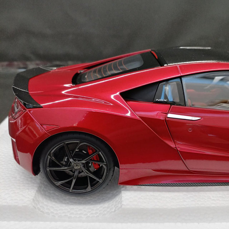 Laden Sie das Bild in Galerie -Viewer, AUTOart 1/18 HONDA NSX (NC1) PEARL RED Scale Model Car– Used