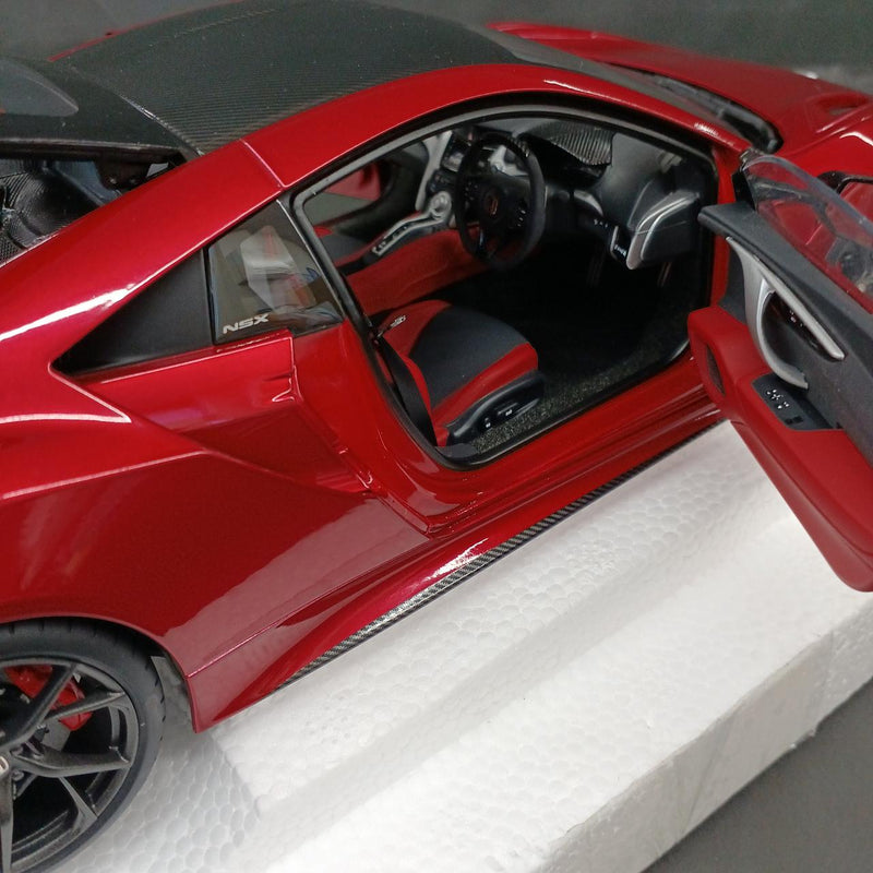 Laden Sie das Bild in Galerie -Viewer, AUTOart 1/18 HONDA NSX (NC1) PEARL RED Scale Model Car– Used