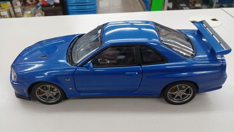 Load image into Gallery viewer, AUTOart R34 V-SPEC II SKYLINE GT-R 1/18 Scale Model Car– Used