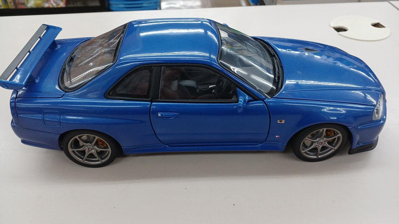Load image into Gallery viewer, AUTOart R34 V-SPEC II SKYLINE GT-R 1/18 Scale Model Car– Used