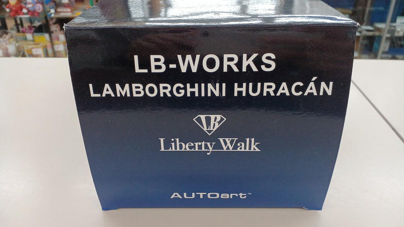 Load image into Gallery viewer, AUTOart Liberty Walk Metallic Yellow Lamborghini Huracan 1/18 Scale Model Car– Used