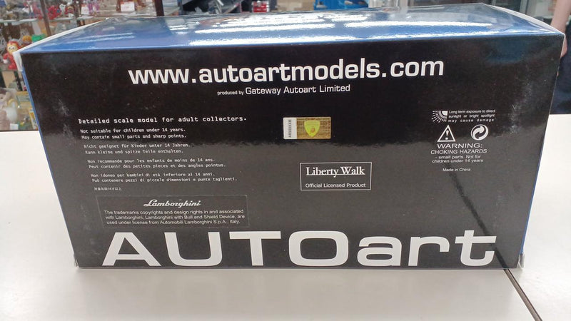 Load image into Gallery viewer, AUTOart Liberty Walk Metallic Yellow Lamborghini Huracan 1/18 Scale Model Car– Used