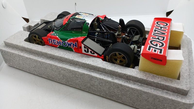 Chargez l'image dans la visionneuse de la galerie, AUTOart 89142 Mazda 787B Le Mans 1991 Winner 1/18 Scale Model Car– Used