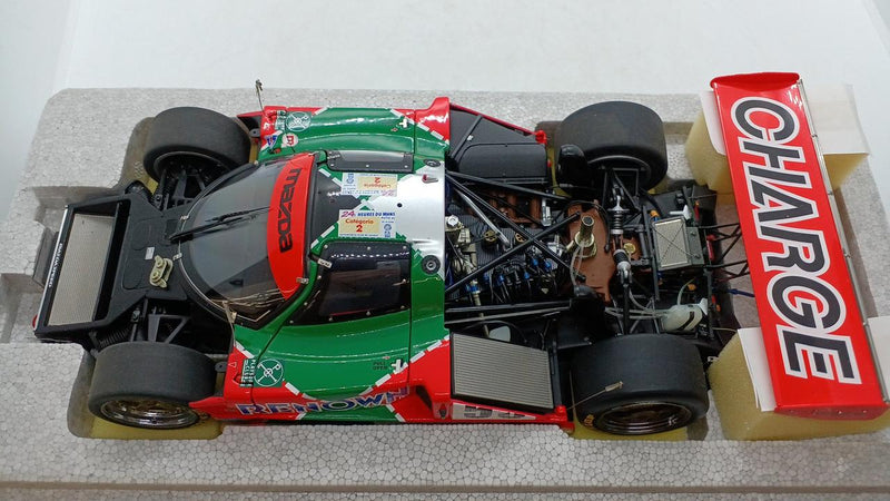 Chargez l'image dans la visionneuse de la galerie, AUTOart 89142 Mazda 787B Le Mans 1991 Winner 1/18 Scale Model Car– Used