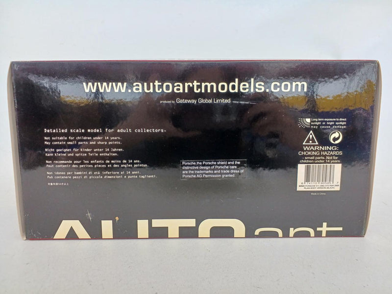 Laden Sie das Bild in Galerie -Viewer, AUTOart 1/18 Porsche 911 (996) GT3 RSR Plain Body Ver. Black