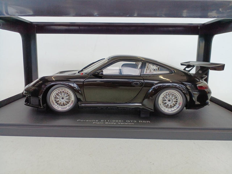 Laden Sie das Bild in Galerie -Viewer, AUTOart 1/18 Porsche 911 (996) GT3 RSR Plain Body Ver. Black