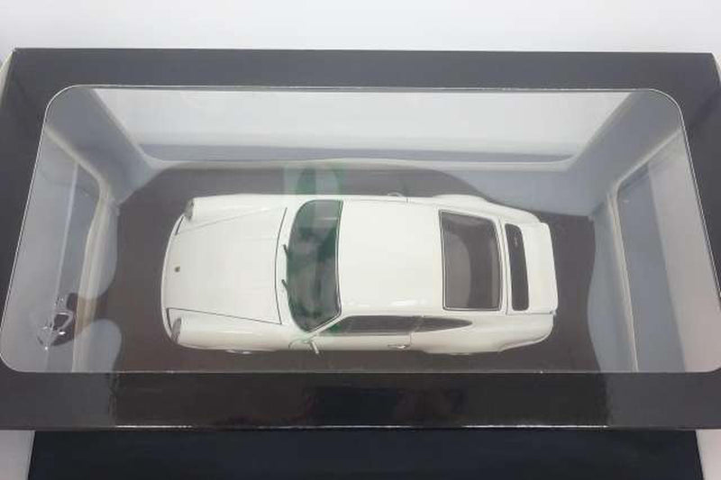 Laden Sie das Bild in Galerie -Viewer, AUTOart 1/18 Porsche 911 Carrera RS 2.7 White with Blue Stripes