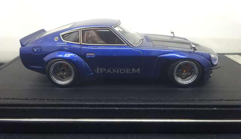 Laden Sie das Bild in Galerie -Viewer, IGNITION MODEL PANDEM S30 Z Blue Metallic 1/43 Scale Car– Used