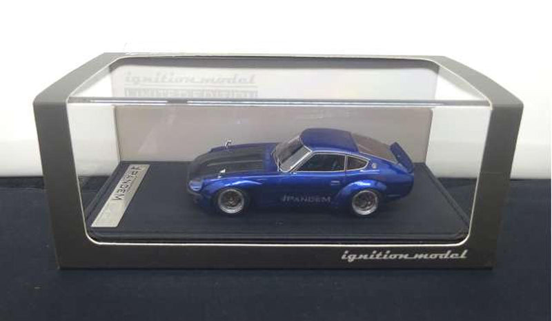 Laden Sie das Bild in Galerie -Viewer, IGNITION MODEL PANDEM S30 Z Blue Metallic 1/43 Scale Car– Used