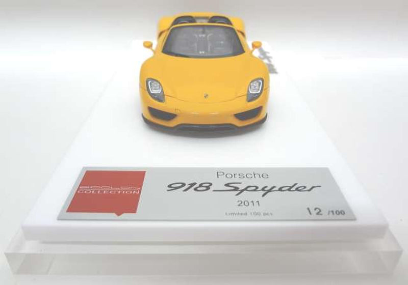 Laden Sie das Bild in Galerie -Viewer, EIDOLON Collection 1/43 Porsche 918 Spyder 2011 (Signal Yellow)– Used