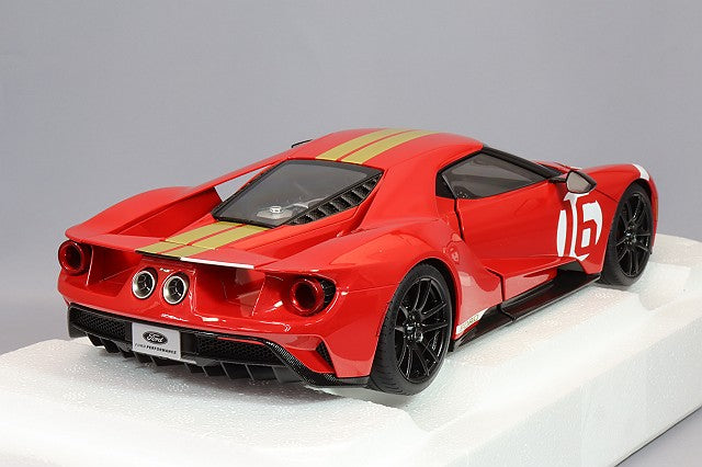 Cargue la imagen en el visor de la galería, AUTOart 1/18 Ford GT "Alan Mann Heritage Edition" Red / Gold Stripe