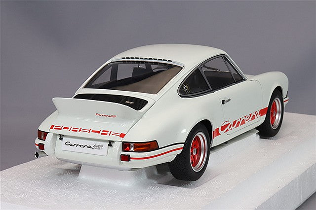 Cargue la imagen en el visor de la galería, AUTOart 1/18 Porsche 911 Carrera 2.7 RS Grand Prix White / Red Stripe