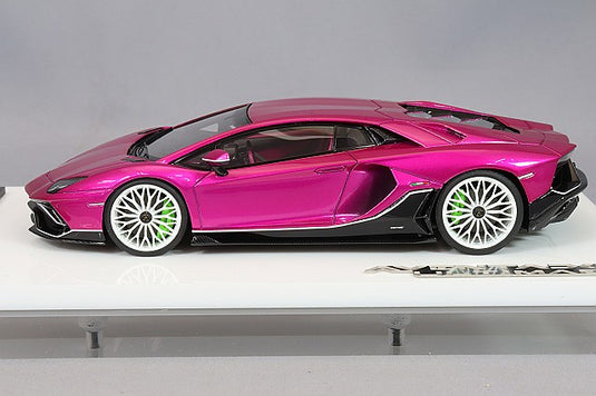 EIDOLON 1/43 Lamborghini Aventador LP780-4 Ultimae 2021 Viola Bast / Black / Dianthus Wheels