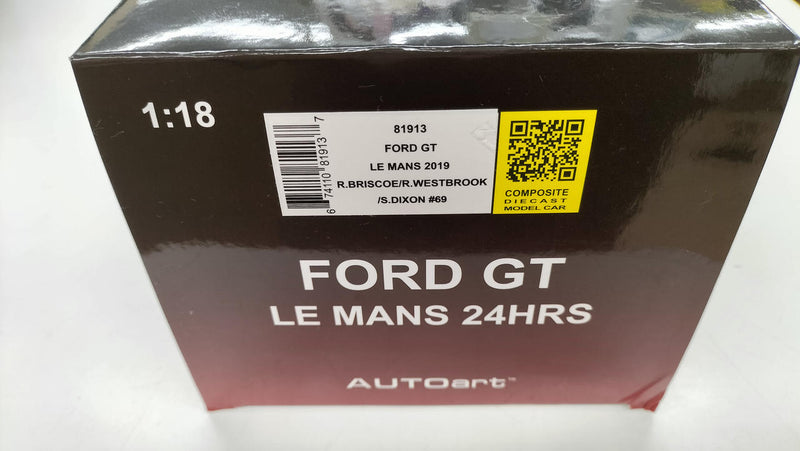 Load image into Gallery viewer, AUTOart FORD GT LE MANS 24HRS 1/18 Diecast Car– Used