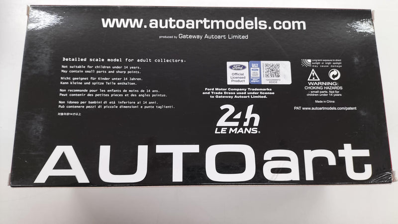 Load image into Gallery viewer, AUTOart FORD GT LE MANS 24HRS 1/18 Diecast Car– Used