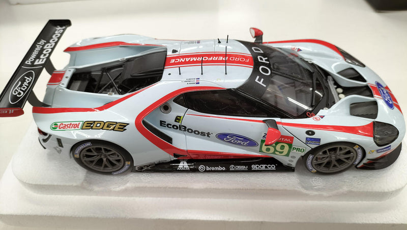 Load image into Gallery viewer, AUTOart FORD GT LE MANS 24HRS 1/18 Diecast Car– Used