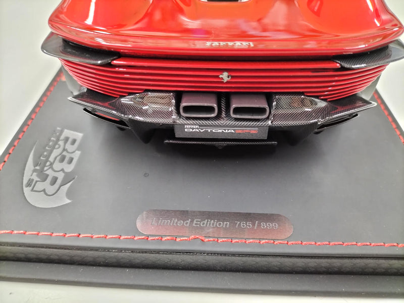 Load image into Gallery viewer, BBR FERRARI SP3 DAYTONA ROSSO MAGMA 1/18 Scale Car– Used