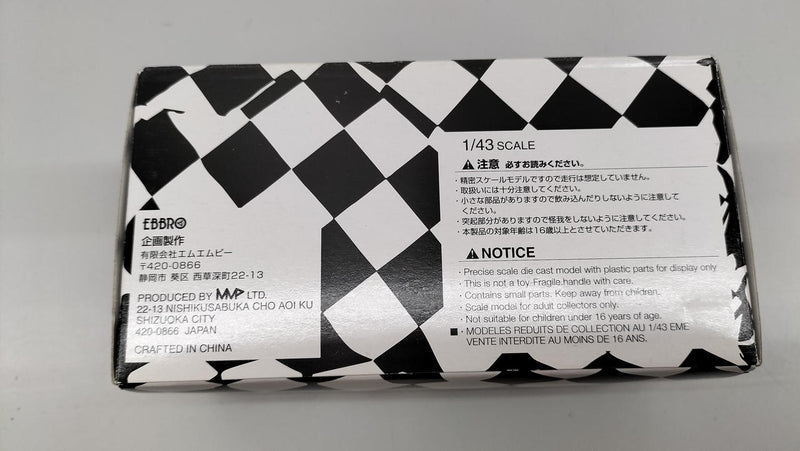 Cargue la imagen en el visor de la galería, EBBRO LOTUS ELAN 26R 1966 1/43 Diecast Car– Used