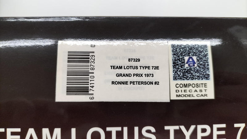 Load image into Gallery viewer, AUTOart TEAM LOTUS TYPE 72E 1973 1/18 Diecast Car– Used