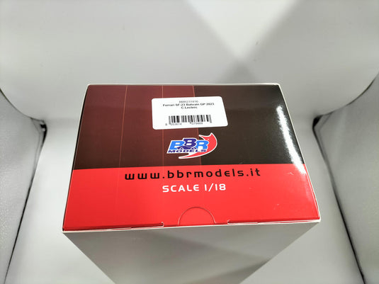BBR Ferrari SF-23 2023 Charles Leclerc 1/18 Scale Car– Used