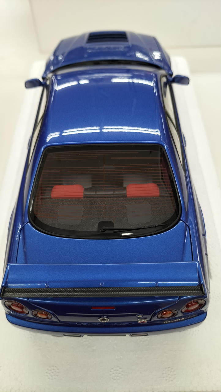 Load image into Gallery viewer, AUTOart Nismo R34 GT-R Z-TUNE Bayside Blue 1/18 Diecast Car– Used
