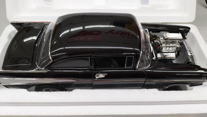 Laden Sie das Bild in Galerie -Viewer, ACME 1957 BEL AIR GASSERS NIGHT STALKER 1/18 Diecast Car– Used