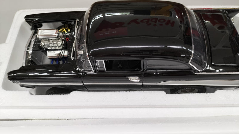 Laden Sie das Bild in Galerie -Viewer, ACME 1957 BEL AIR GASSERS NIGHT STALKER 1/18 Diecast Car– Used