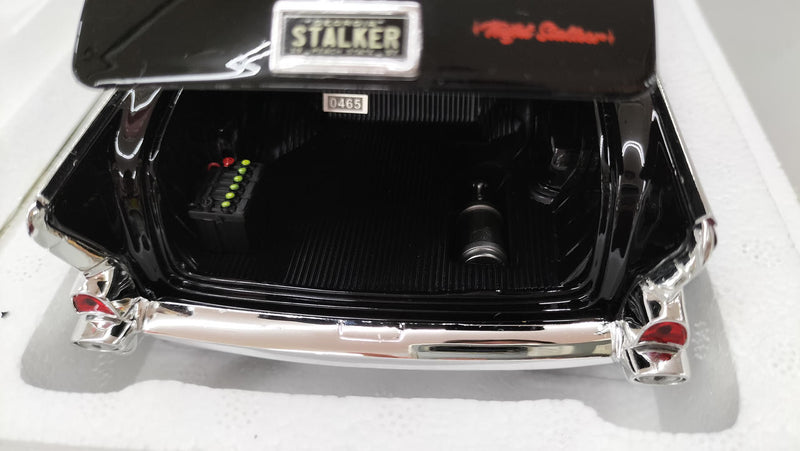 Laden Sie das Bild in Galerie -Viewer, ACME 1957 BEL AIR GASSERS NIGHT STALKER 1/18 Diecast Car– Used