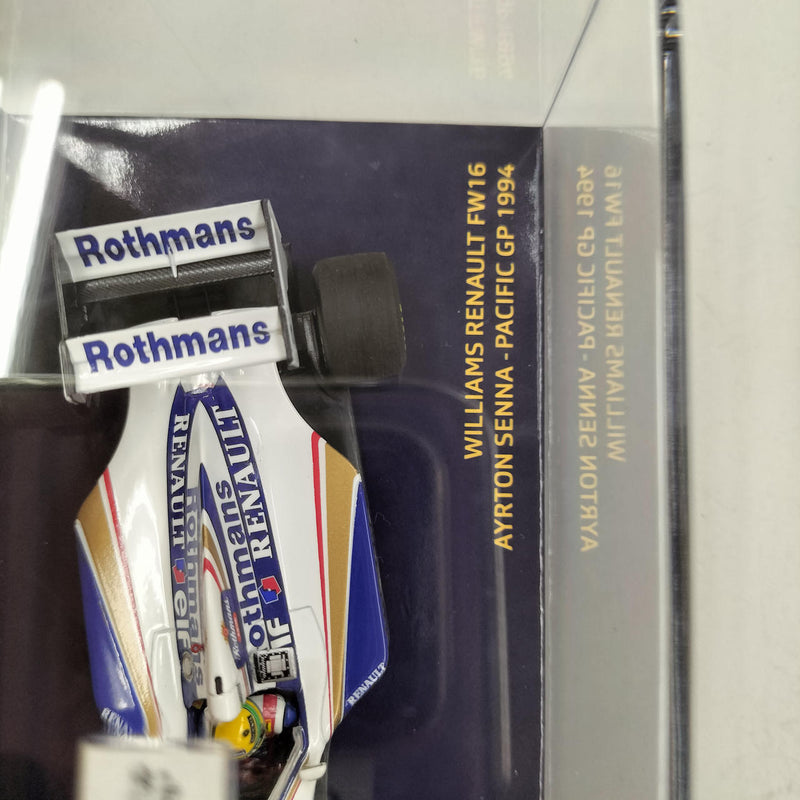 Load image into Gallery viewer, MINICHAMPS Williams Renault FW16 1/43 AYRTON SENNA Scale Car– Used