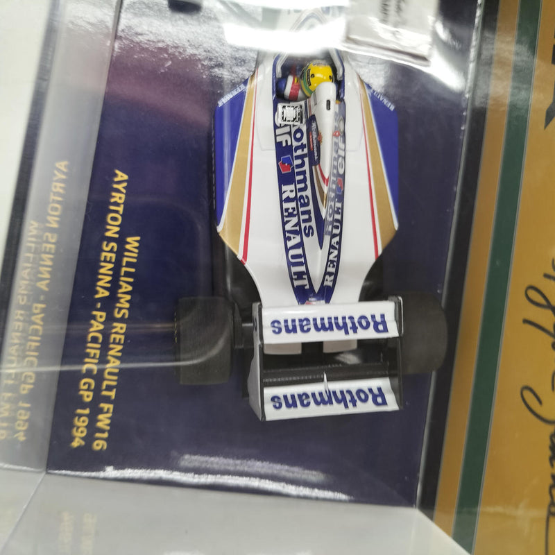 Load image into Gallery viewer, MINICHAMPS Williams Renault FW16 1/43 AYRTON SENNA Scale Car– Used