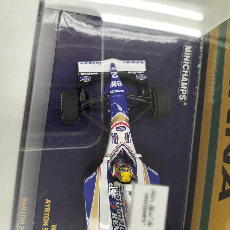 Load image into Gallery viewer, MINICHAMPS Williams Renault FW16 1/43 AYRTON SENNA Scale Car– Used