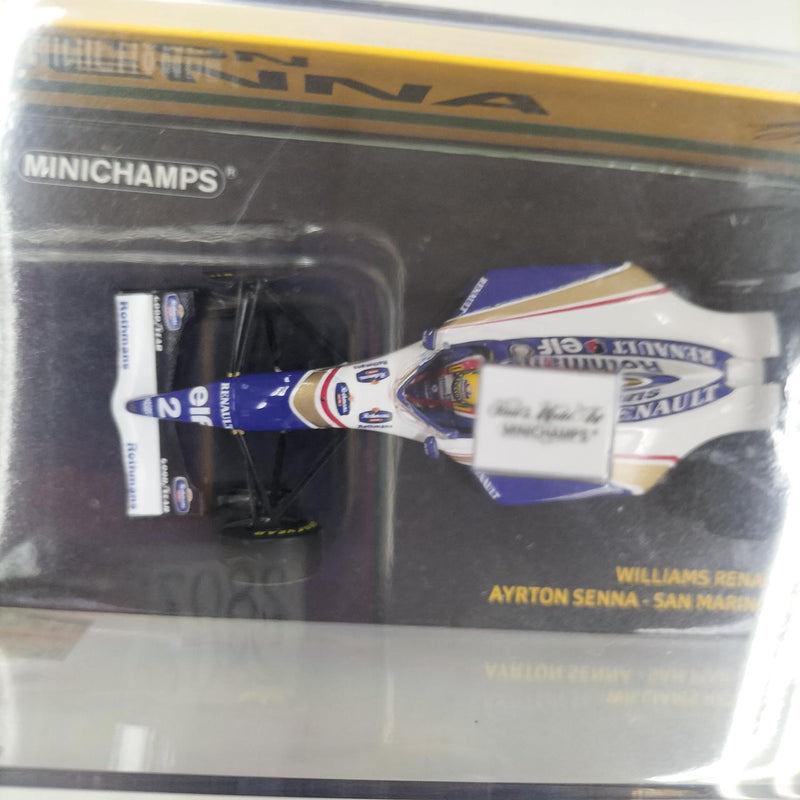 Load image into Gallery viewer, MINICHAMPS Williams Renault FW16 1/43 AYRTON SENNA Scale Car– Used